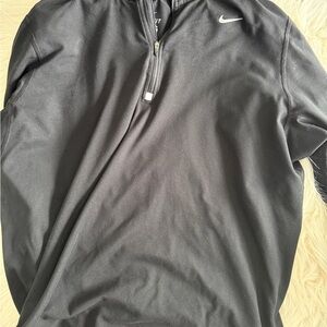Nike Black Quarter-Zip Top